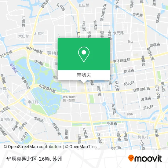 华辰嘉园北区-26幢地图