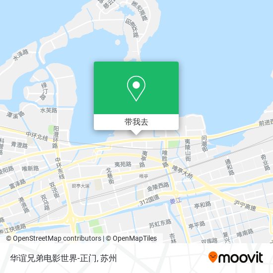华谊兄弟电影世界-正门地图