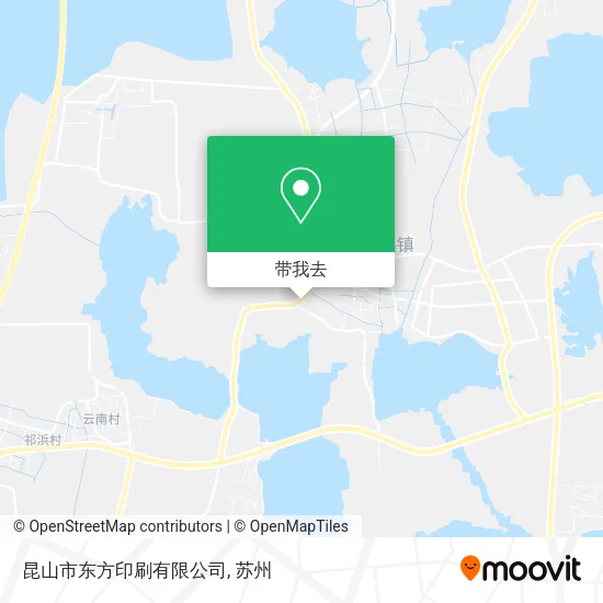 昆山市东方印刷有限公司地图