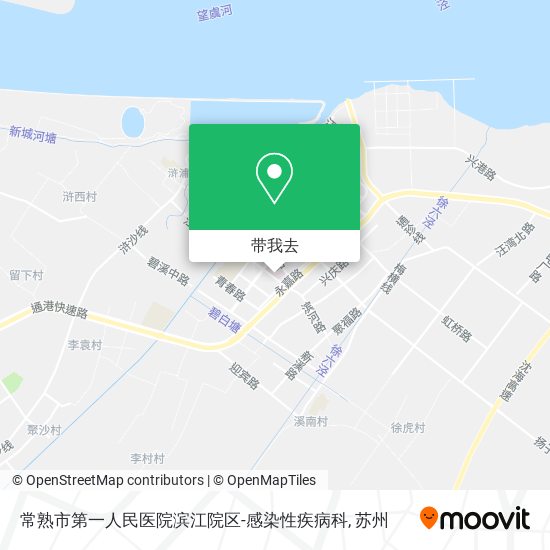 常熟市第一人民医院滨江院区-感染性疾病科地图