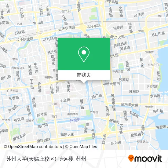 苏州大学(天赐庄校区)-博远楼地图