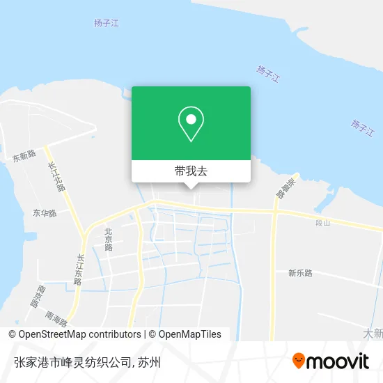 张家港市峰灵纺织公司地图