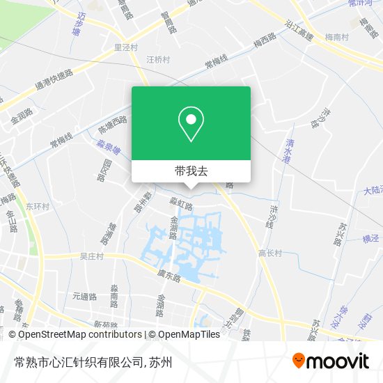 常熟市心汇针织有限公司地图