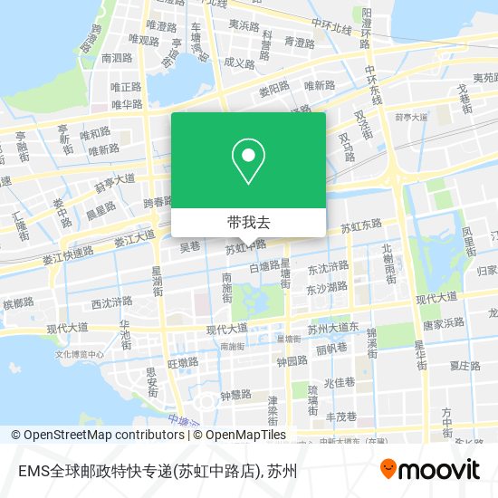 EMS全球邮政特快专递(苏虹中路店)地图