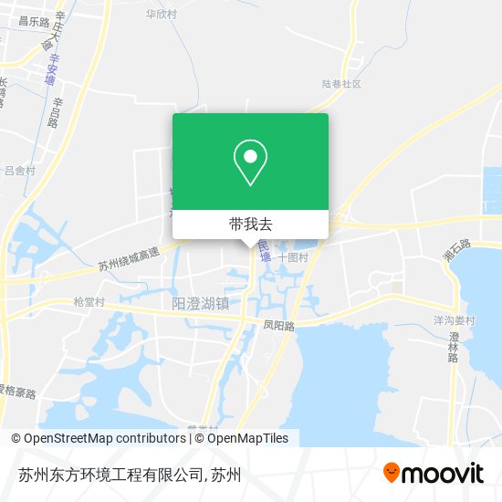 苏州东方环境工程有限公司地图