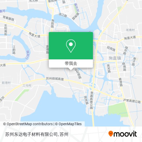 苏州东达电子材料有限公司地图