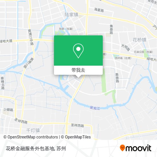 花桥金融服务外包基地地图