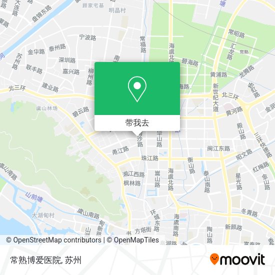 常熟博爱医院地图