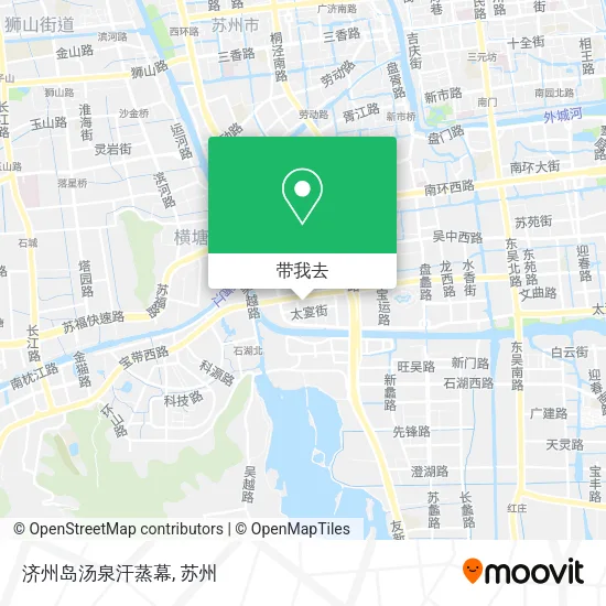 济州岛汤泉汗蒸幕地图