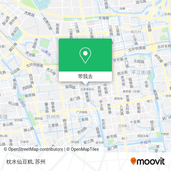 枕水仙豆糕地图