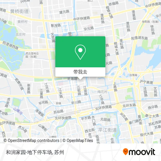 和润家园-地下停车场地图