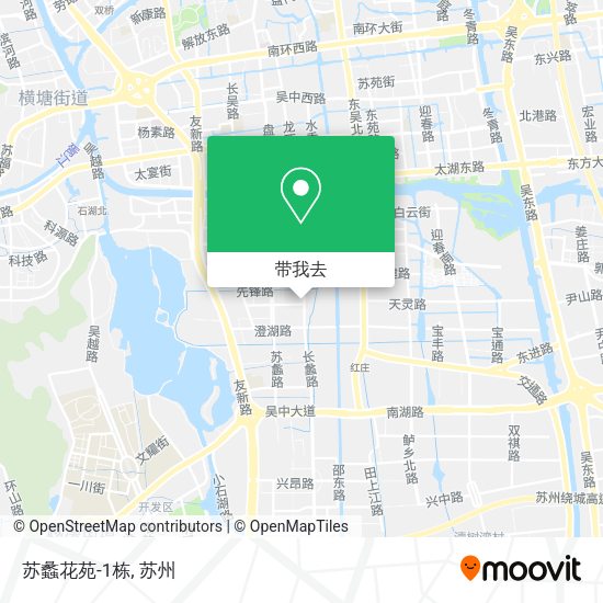 苏蠡花苑-1栋地图