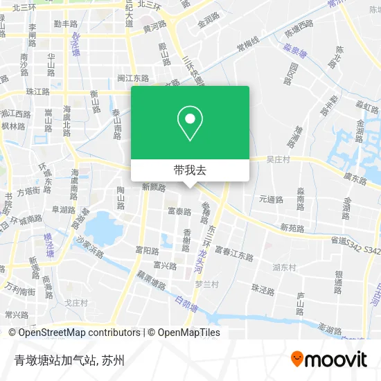 青墩塘站加气站地图