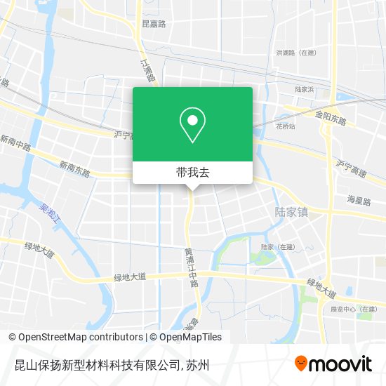 昆山保扬新型材料科技有限公司地图