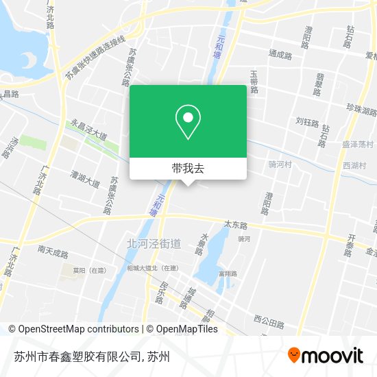苏州市春鑫塑胶有限公司地图