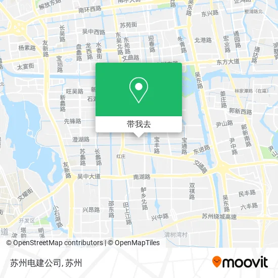 苏州电建公司地图