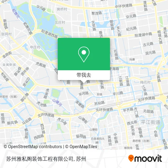 苏州雅私阁装饰工程有限公司地图