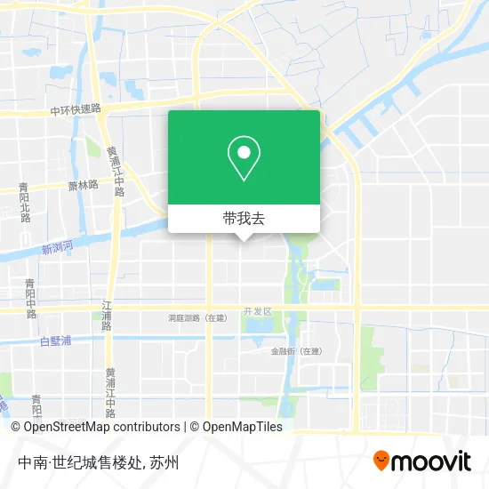 中南·世纪城售楼处地图