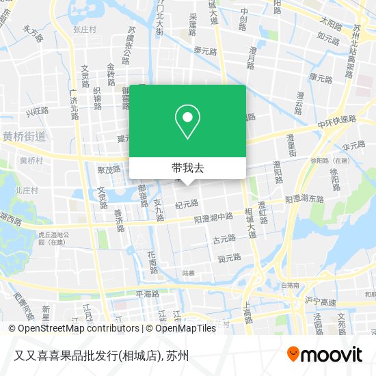 又又喜喜果品批发行(相城店)地图