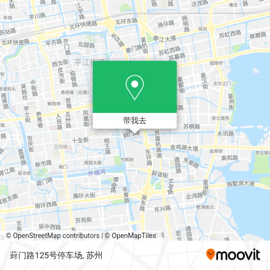 葑门路125号停车场地图