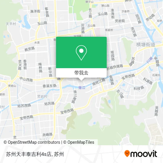 苏州天丰泰吉利4s店地图