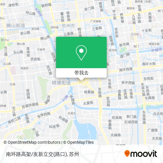 南环路高架/友新立交(路口)地图