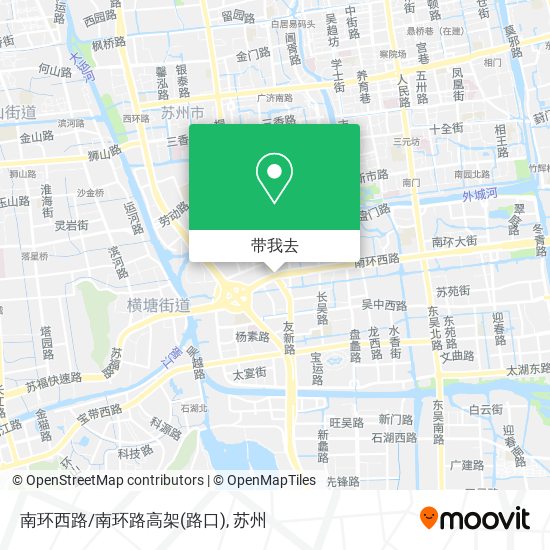 南环西路/南环路高架(路口)地图