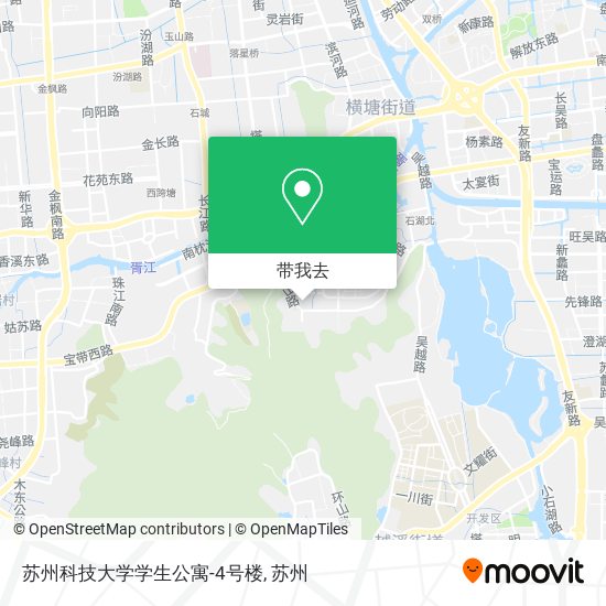 苏州科技大学学生公寓-4号楼地图