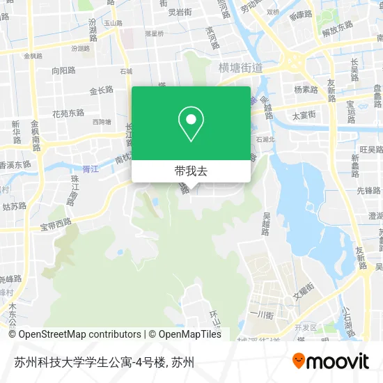 苏州科技大学学生公寓-4号楼地图