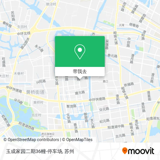 玉成家园二期36幢-停车场地图
