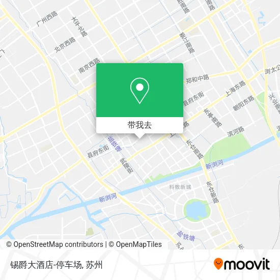 锡爵大酒店-停车场地图