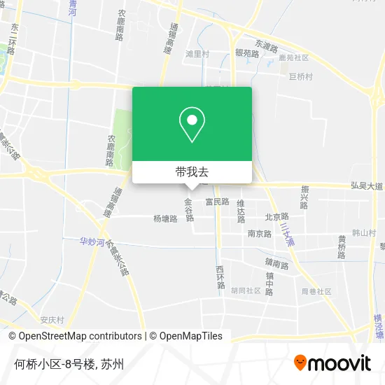 何桥小区-8号楼地图