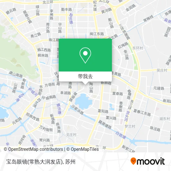 宝岛眼镜(常熟大润发店)地图