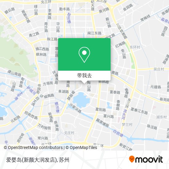 爱婴岛(新颜大润发店)地图