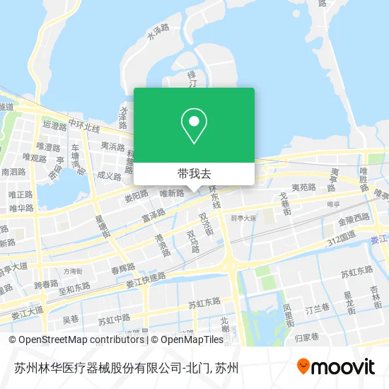 苏州林华医疗器械股份有限公司-北门地图
