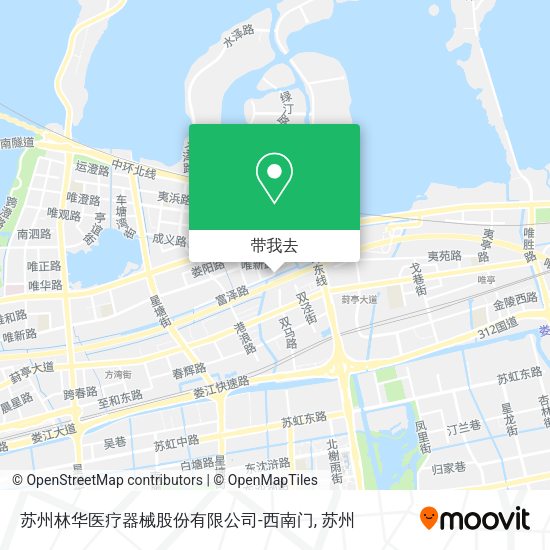 苏州林华医疗器械股份有限公司-西南门地图