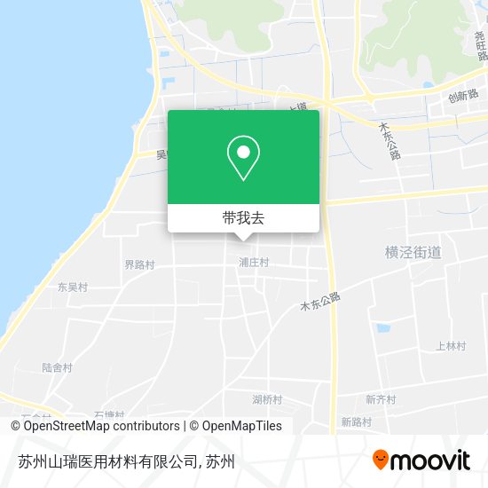 苏州山瑞医用材料有限公司地图