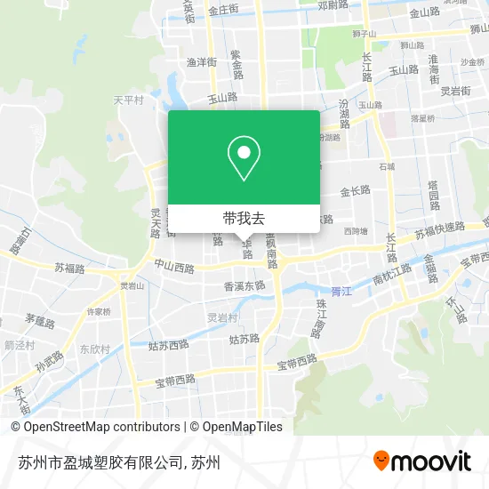 苏州市盈城塑胶有限公司地图