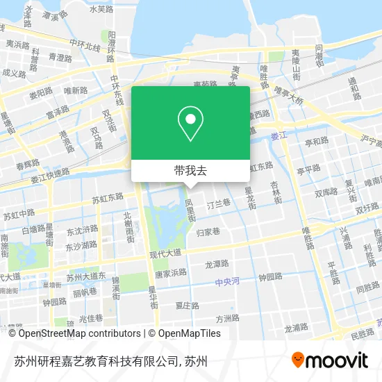 苏州研程嘉艺教育科技有限公司地图