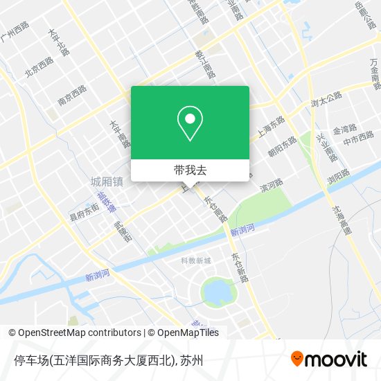 停车场(五洋国际商务大厦西北)地图