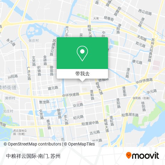 中粮祥云国际-南门地图