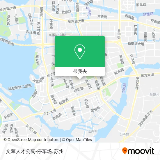 文萃人才公寓-停车场地图