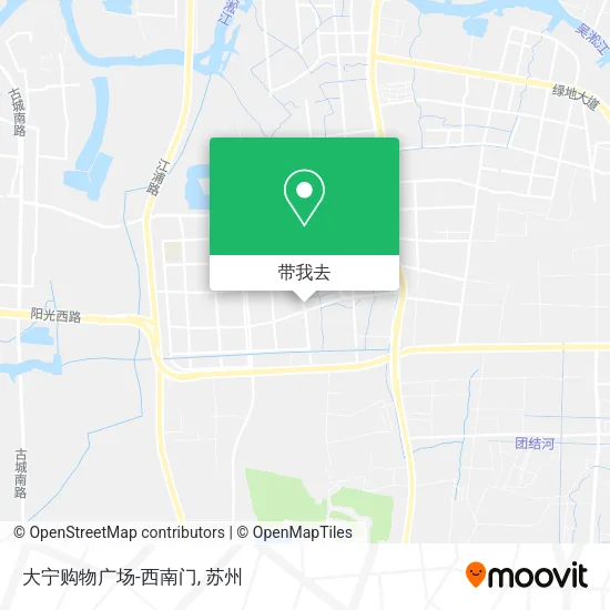 大宁购物广场-西南门地图