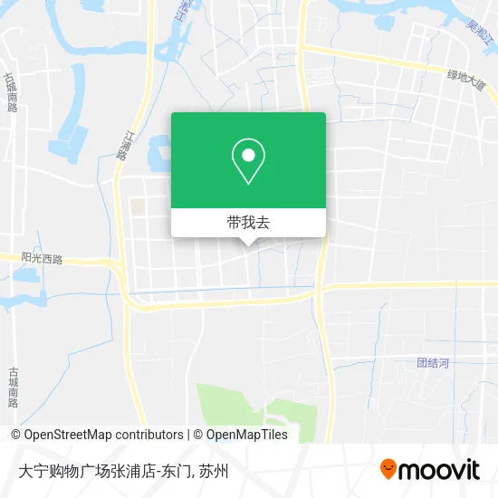 大宁购物广场张浦店-东门地图
