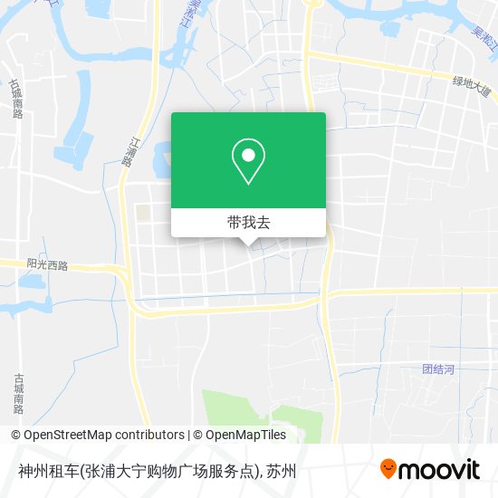 神州租车(张浦大宁购物广场服务点)地图