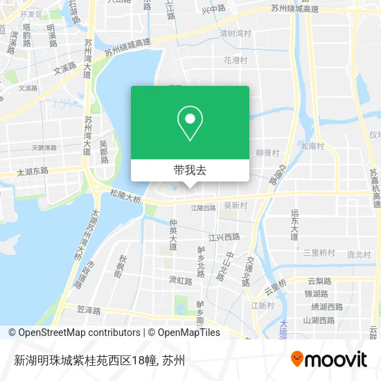 新湖明珠城紫桂苑西区18幢地图