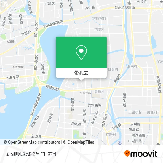 新湖明珠城-2号门地图