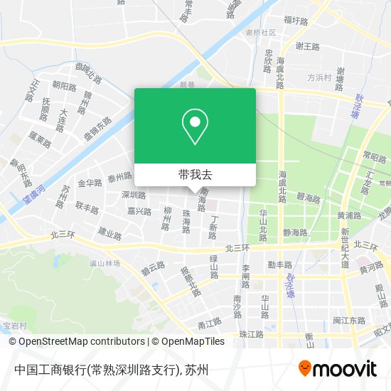 中国工商银行(常熟深圳路支行)地图