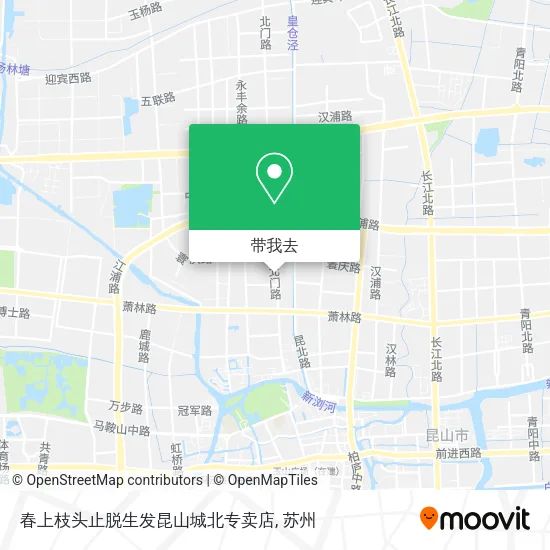 春上枝头止脱生发昆山城北专卖店地图