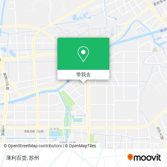 薄利百货地图
